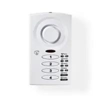 Doorstep Window Alarm, Battery Powered, 3x AAA/LR03, 85 dB, White
