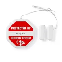 Doorstep Window Alarm, Battery Powered, 2x CR2032, 85 dB, White