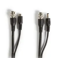 CCTV Security Cable, BNC / DC, 10.0 m, Round, PVC