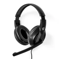 PC Headset, Over-Ear, Stereo, USB Type-A / USB Type-C™, Fold-Away Microphone
