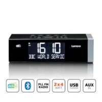 DAB+ FM clock radio with Bluetooth