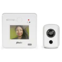 Digital door viewer with 2.4" display White