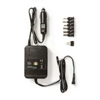 Universal DC/DC Power Adapter, Car Adapter, 24 W, Input voltage: 12 V DC / 24 V DC, 1.5 / 3 / 4.5 / 6 / 7.5 / 9 / 12 V DC