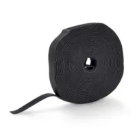 Hook-and-loop Cable Roll, 910 x 1.6 cm, Black