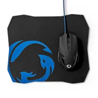 Gaming Mouse & Mouse Pad Set, Wired, 1200 / 2400 / 4800 / 7200 dpi, Adjustable DPI, Number of buttons: 6