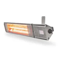 Patio Heater, 2000 W, 9 Heat Settings, Wall mountable, IP65