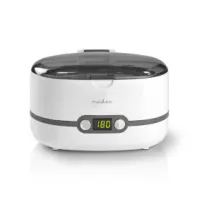 Ultrasonic Jewellery Cleaner, Mains Powered, 230 V AC 50 Hz, Euro / Type-C (CEE 7/16), White