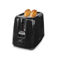 Toaster, 2 Bread Slices, 2 Slots, Browning levels: 6, Black