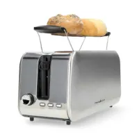 Toaster, 4 Bread Slices, 2 Long Slots, Browning levels: 7, Defrost feature