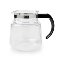 Glass Coffee Jug, Compatible with: Moccamaster K / KB/ 1 0PL / Excellent 10S, 1.2 l, Black