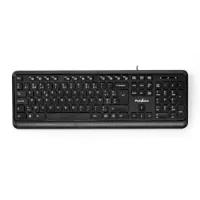 Wired Keyboard, USB-A, Multimedia, AZERTY, BE Layout