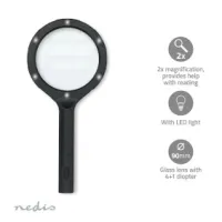 Handheld Magnifiers, Lens strength: 4 Diopter, 10000 K, 0.05 W, 9 lm