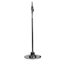 Retro microphone stand chrome