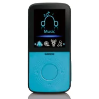 Sport MP3/4 Player with Pedometer Sport Earplugs and Sport Wristband Blue
