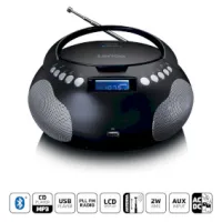 Portable radio CD/MP3 with USB and Bluetooth® Black