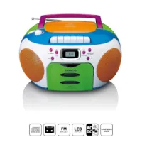 Portable radio with CD and cassette Kids Multi Colour