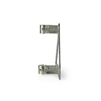 Satellite Wall Mount, Distance to wall: 90 mm, Diameter clamp: 32-42 mm, Steel, Silver