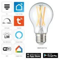 Smart filament LED lamp with Wi-Fi