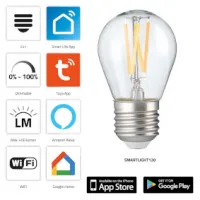 Smart filament LED lamp with Wi-Fi