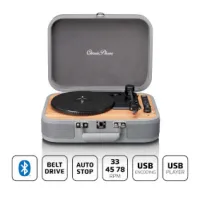 Turntable with Bluetooth® and USB Player / Recorder Grey