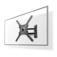 Full Motion TV Wall Mount, 23 - 55 ", Maximum supported screen weight: 30 kg, Tiltable, Rotatable