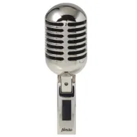 Retro microphone Chrome