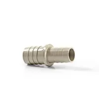 Extension Piece with 2 Hose Clips, 19 mm, 22 mm, Grey / Metal