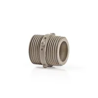 Hose Connector, 3/4'', 3/4'', Plastic, Grey