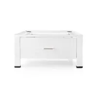 Stand for Washing Machine & Dryer, Drawer, 150 kg, White