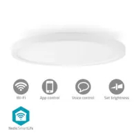 SmartLife Ceiling Light, RGB / Warm to Cool White, Round, Diameter: 290 mm, 1800 lm
