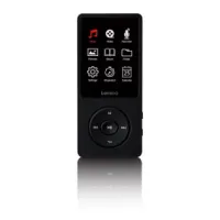 MP3/MP4 player with 2.4" TFT LCD display and 8 GB internal memory Black