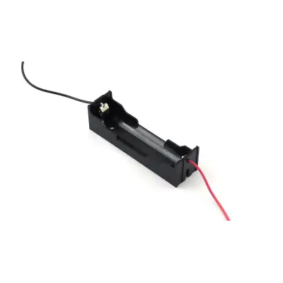 Battery holder for 18650 1S with wires (flat contacts)