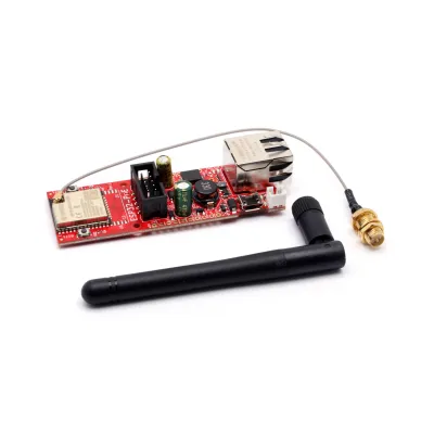 Module Olimex ESP32, Ethernet + PoE and WiFi with external antenna