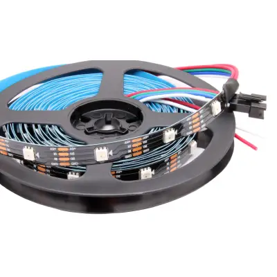 WS2813 LED RGB strip, 5V, 30 led/m, IP30