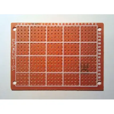 PCB universal board (perfboard) 5 x 7 cm
