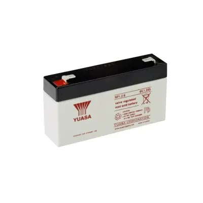 Pliiaku Yuasa 6V 1Ah 51*43*55mm klemm 4.75mm NP 5y