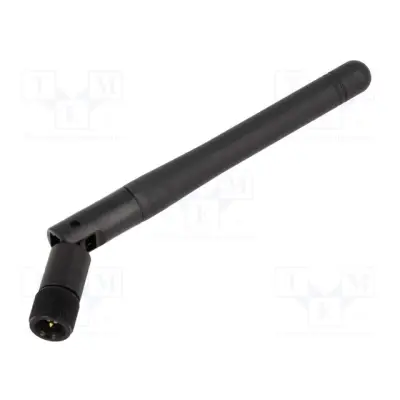 Angled GSM antenna, SMA plug, 51mm