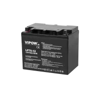 VIPOW 12В 75Ач гелевый аккумулятор