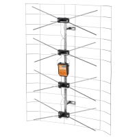 White mesh TV antenna - empty