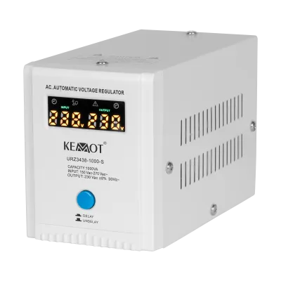 Automatic voltage stabilizer KEMOT SER-1000-S, precision 8%