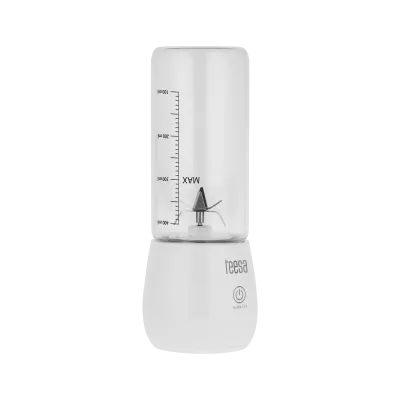 Juhtmeta blender, klaasist tass, 450ml, 100W, 6 teraga