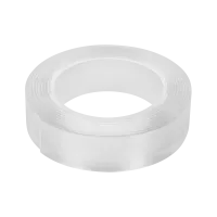 Kahepoolne korduvkasutatav nano kinnitusteip REBEL (2 mm x 30 mm x 3 m) läbipaistev