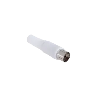 Teleri antennipesa pika kaabli jaoks, valge, Cabletech