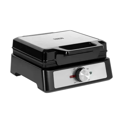 TEESA Waffle Maker, 2 waffles, 1600W, stainless steel, power regulation