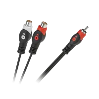 1RCA pistik-2RCA pesa 1,8m pisarakaabel