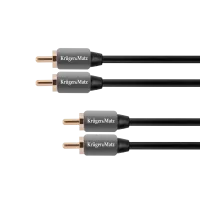 2RCA-2RCA kaabel 1.0m Kruger&Matz