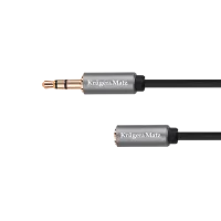 3,5 mm stereo pistik 3,5 mm stereo pesa kaabel 1,8 m Kruger&Matz Basic