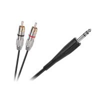JACK 6.3 stereo kuni 2RCA kaabel 1.8m