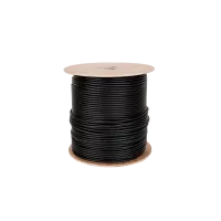 Koaksiaalkaabel F690 BV+GEL MUST 305m