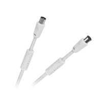 Valge TV-video kaabel nurk/nurk 2,0 m